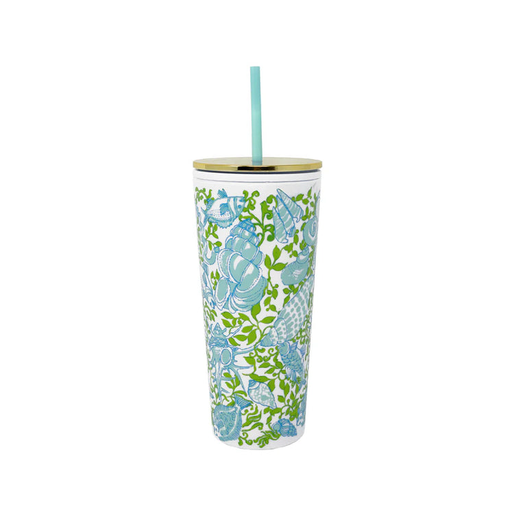 Tumbler with Straw, Throw Me a Line