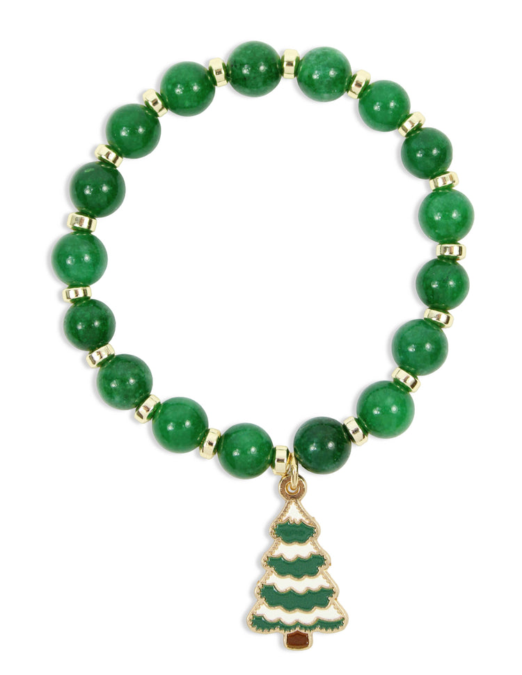 Annie Stretch Bracelet | Snowy Spruce