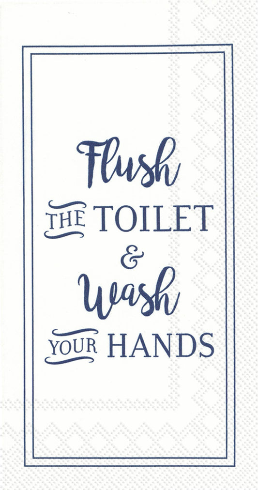 Paper Guest Towels 16 count Flush & Wash