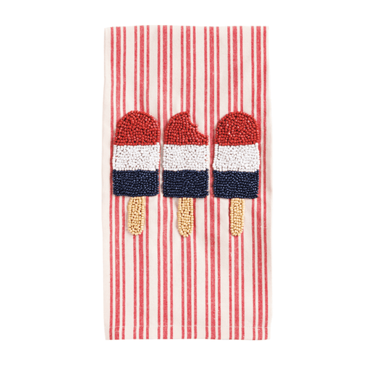Americana Beaded Towels