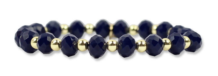 Annie Stretch Bracelet- Navy