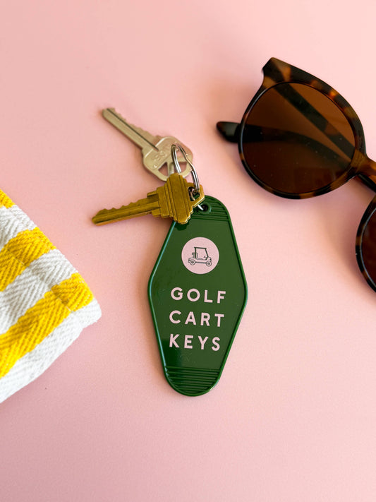 Golf Cart Keys Keychain