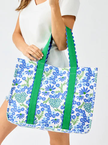 Monaco Tote Bag | Daisy Chain White