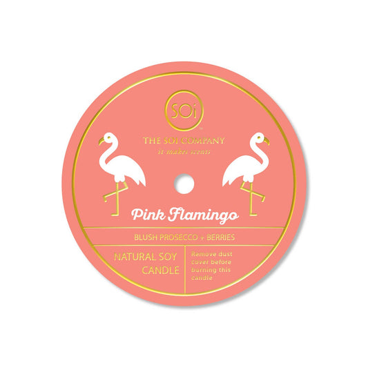 Pink Flamingo12oz Icon Confetti Candle