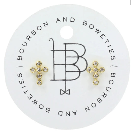 Cross Stud Earring