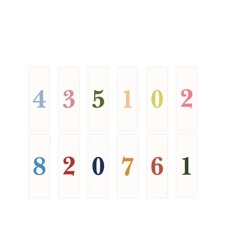 Perpetual Calendar Acrylic Holder, Colorblock