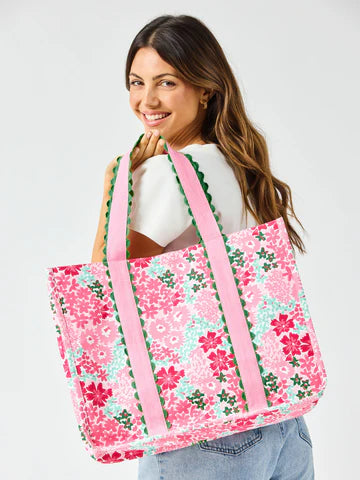 Monaco Tote Bag | Petal Perfect Pink