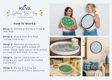 NAVY GALLERY ART TRAY