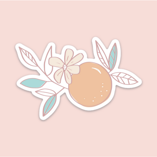 Orange Blossom Sticker