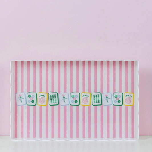 GARDEN PARTY MAHJONG TRAY