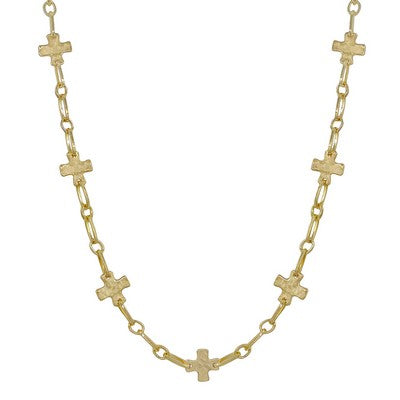 Faithful Cross Link Necklace
