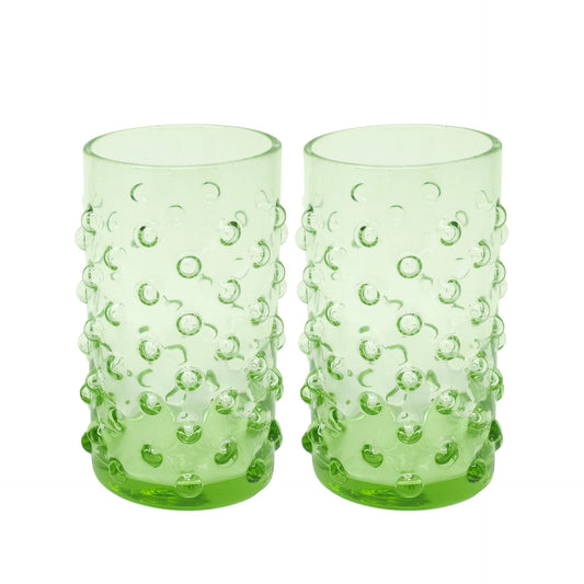 Hi Ball Glass Set, Jade Lime