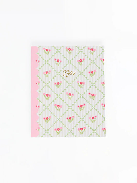 Scallop Notebook | Cottage Trellis