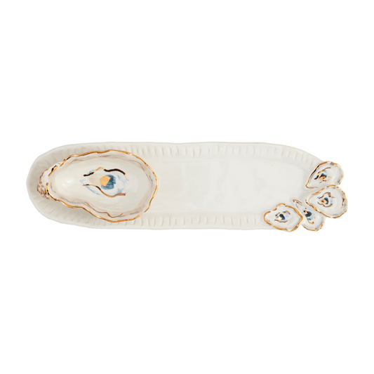 Oyster Tray & Dip Set