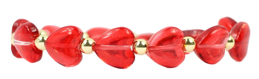 Shelby Stretch Bracelet- Candy Heart