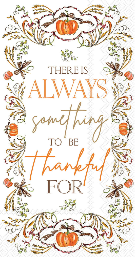 Always Thankful Paper Guest Towels 16 ct Rosanne Beck Autumn