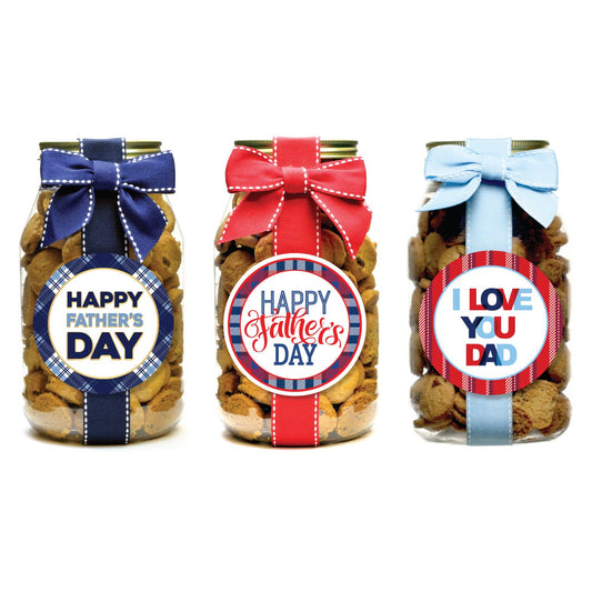 Cookie Jars - Father's Day- Quart: Chocolate Chip