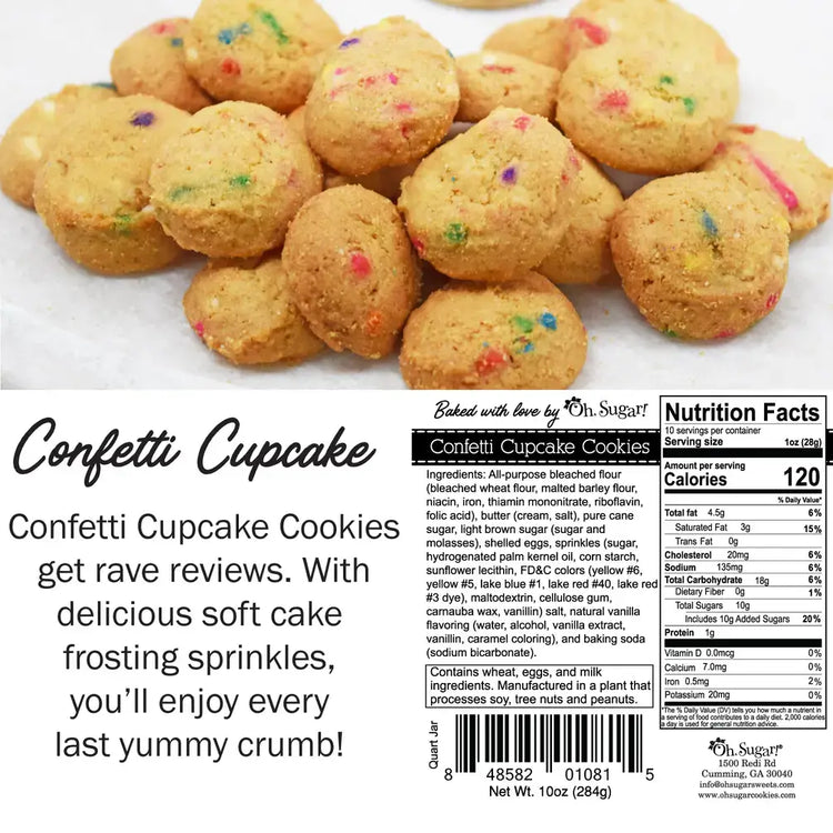 Cookie Jars - Bright Stripe You Deserve Cookies - Quart: Chocolate Chip