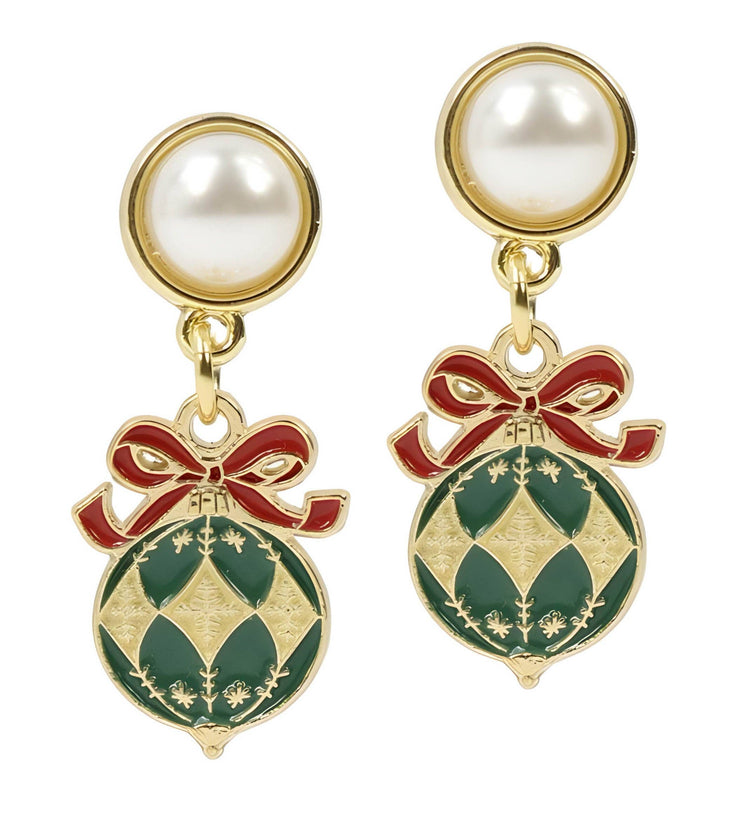 Eloise Ornament Earring - Green