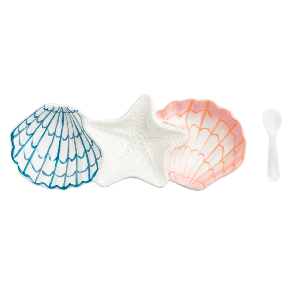 Shell Triple Tidbit Set