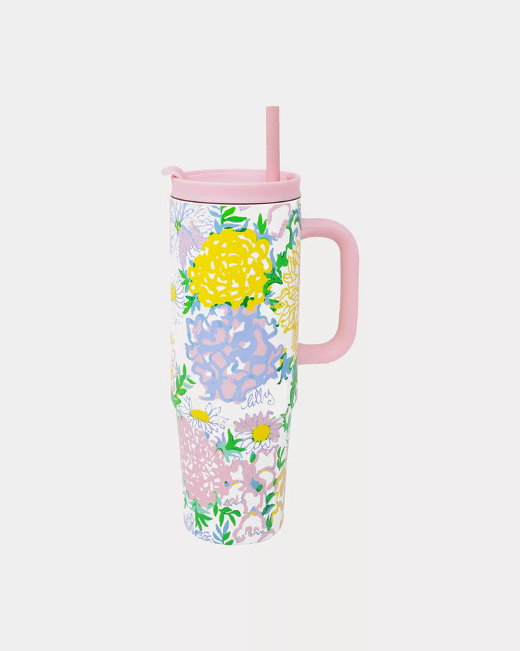 Stainless Steel 30 oz. Tumbler, Lilly Garden Home