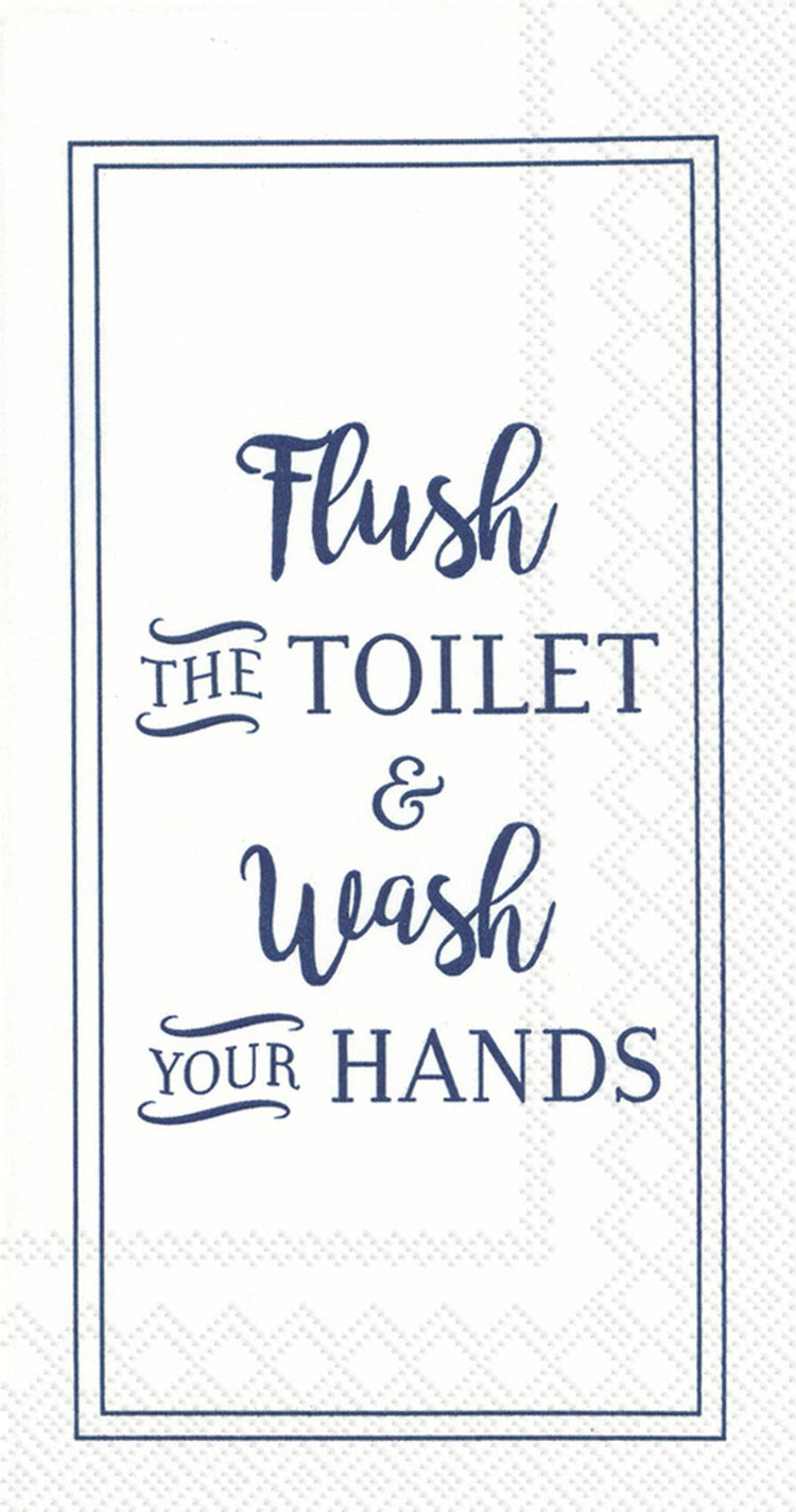 Paper Guest Towels 16 count Flush & Wash
