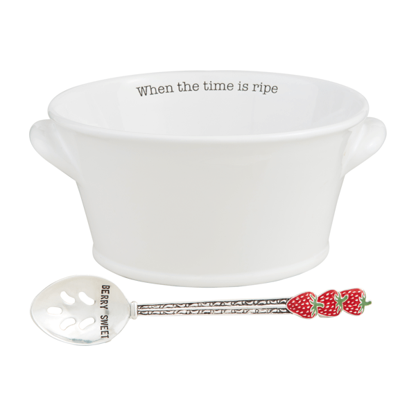 Time Is Ripe Strawberry Bowl Set