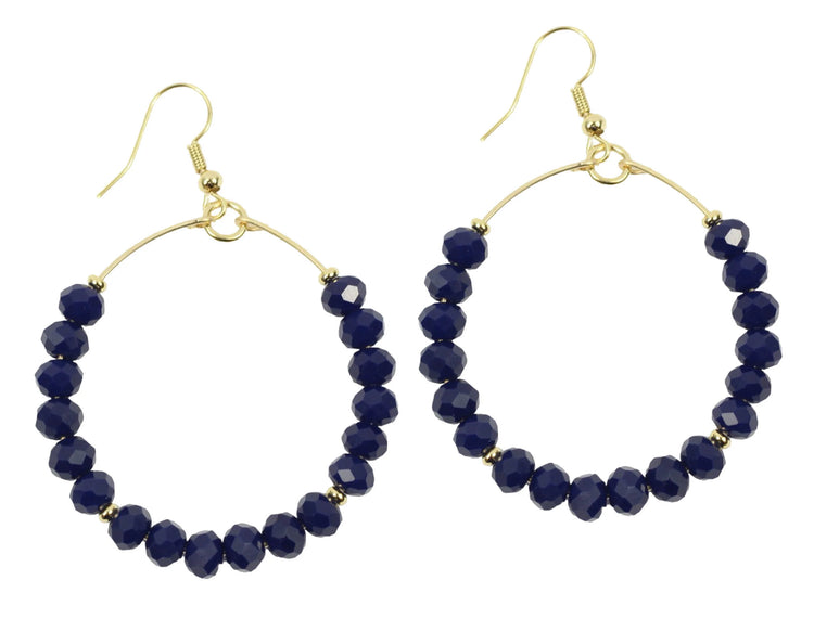 The Chloe Earring- Navy