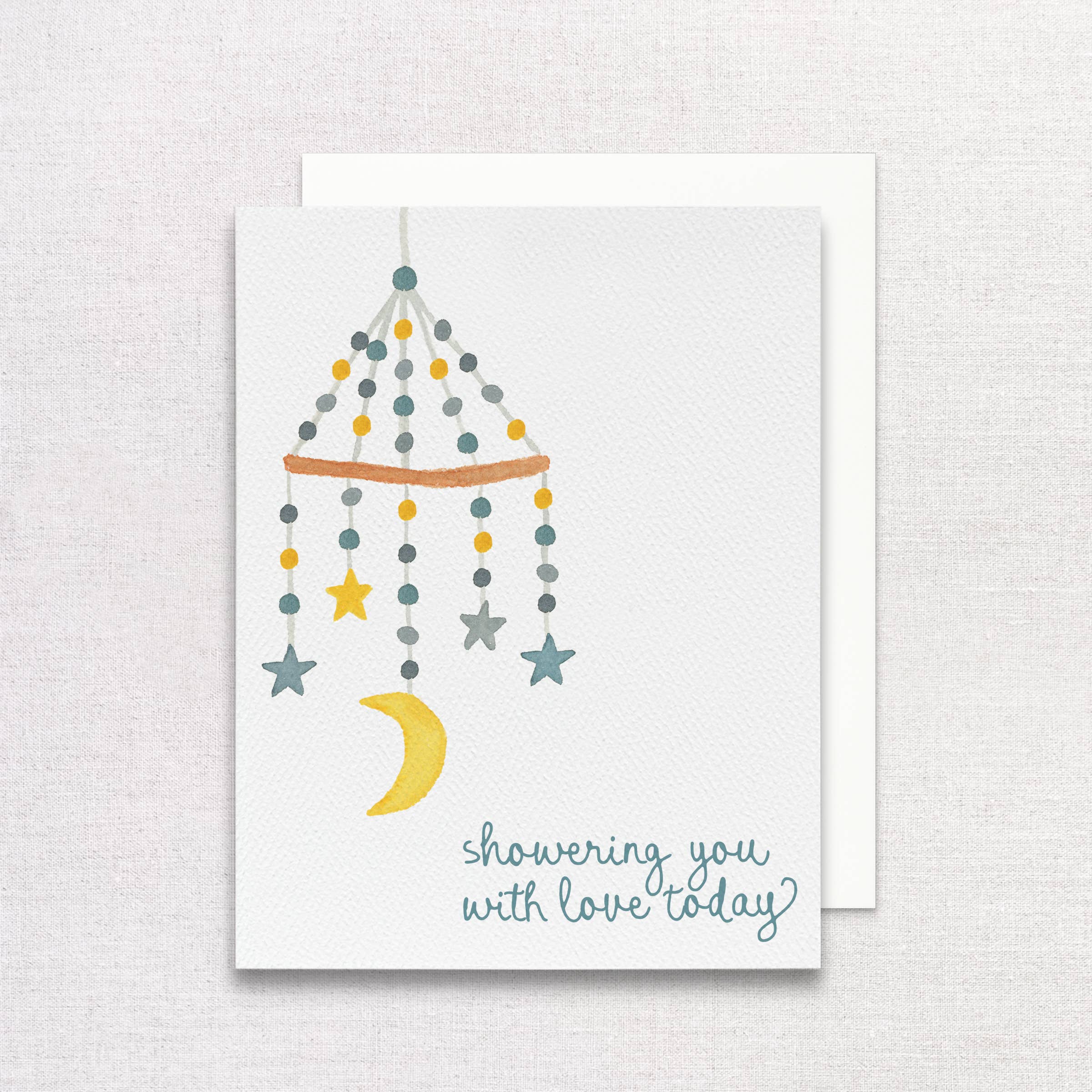 Baby Shower Greeting Card | Showering You With Love Card