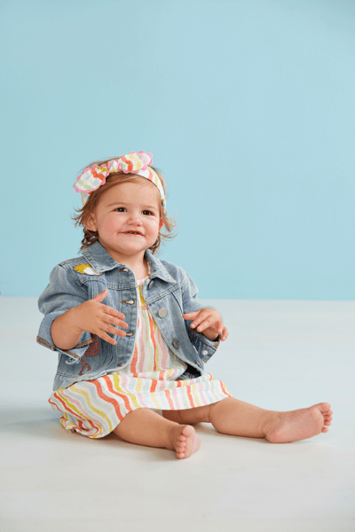Girl Denim Patch Jacket