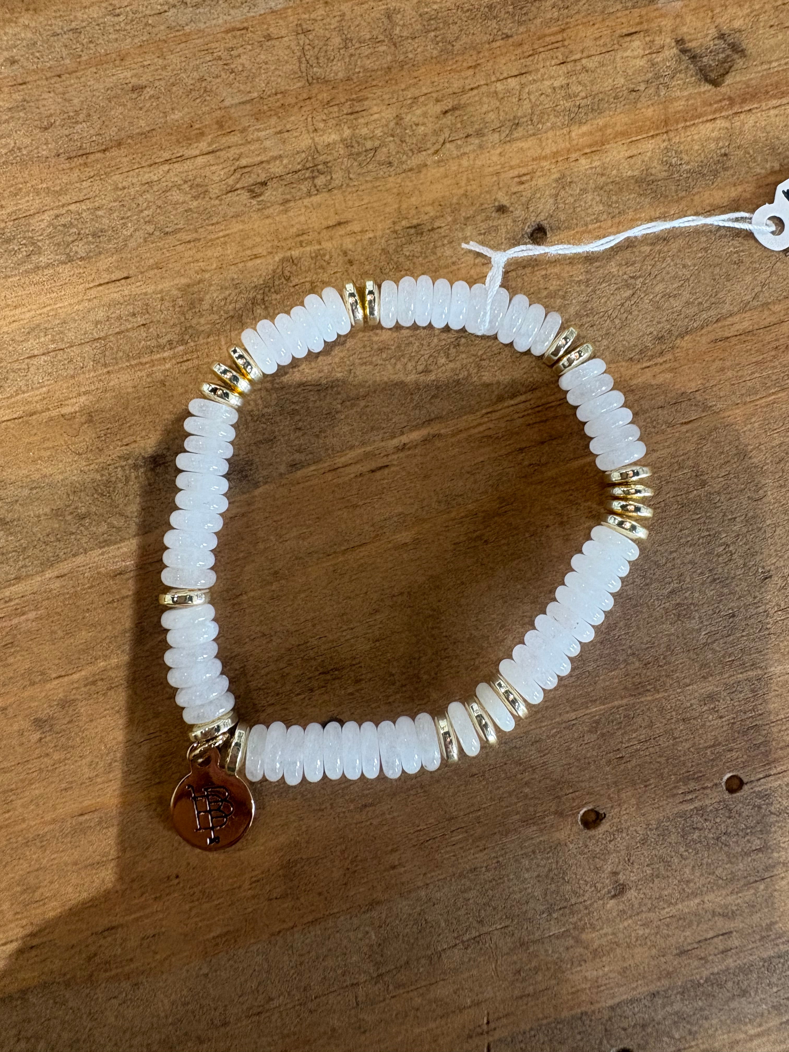 Annie Stretch Bracelet- Cloud