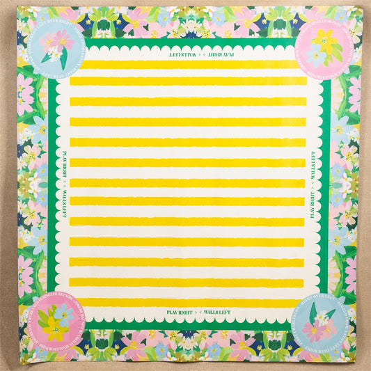 Garden Party Mahjong Table Mat