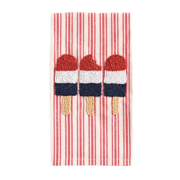 Americana Beaded Towels