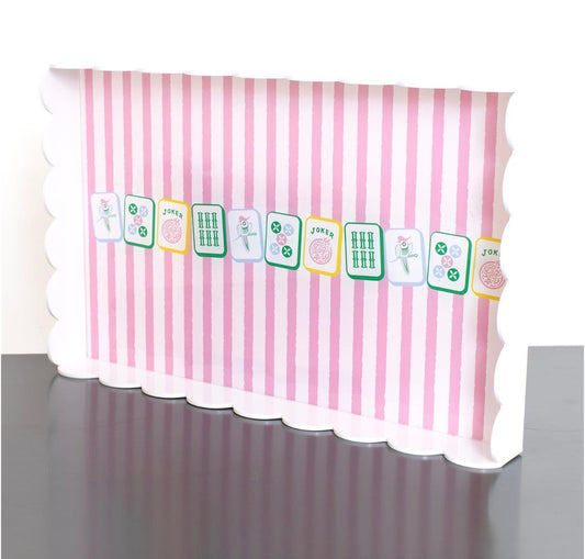 GARDEN PARTY MAHJONG TRAY