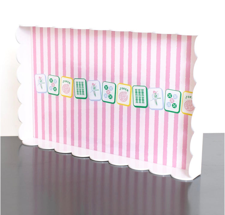 GARDEN PARTY MAHJONG TRAY
