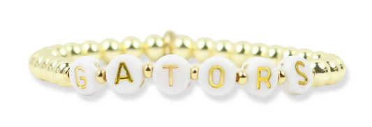 Gold Midi Stretch Bracelet - Gators