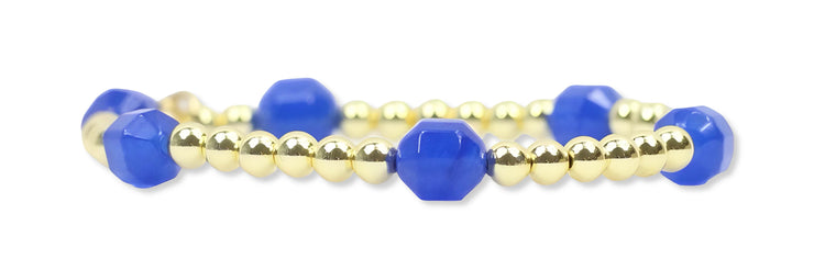 Lexi Stretch Bracelet- Gator Blue