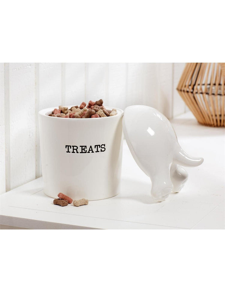 Dog Tail Treat Canister