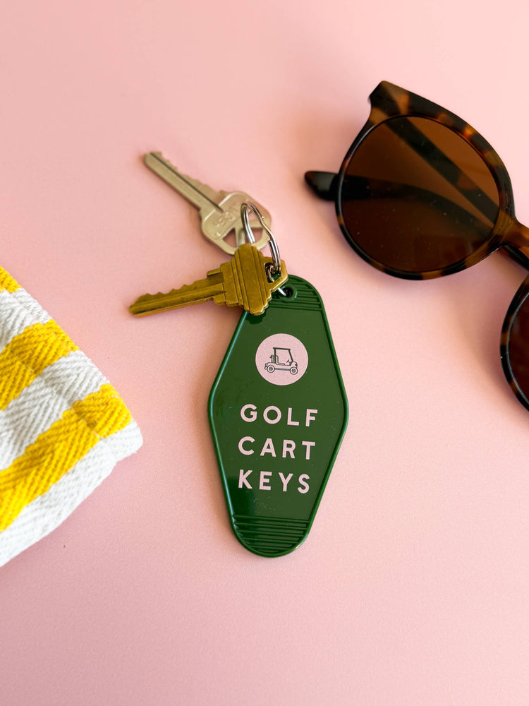Golf Cart Keys Keychain