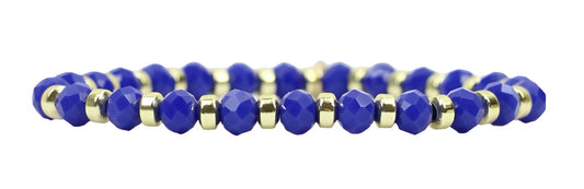 Gigi Stretch Bracelet- Blue