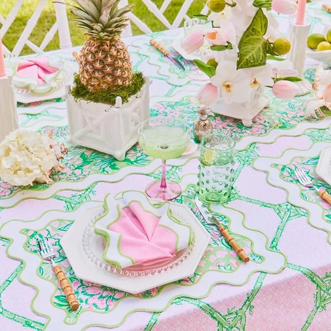 Coupe Glass Set, Jade Lime/
Pink Muse Ombre