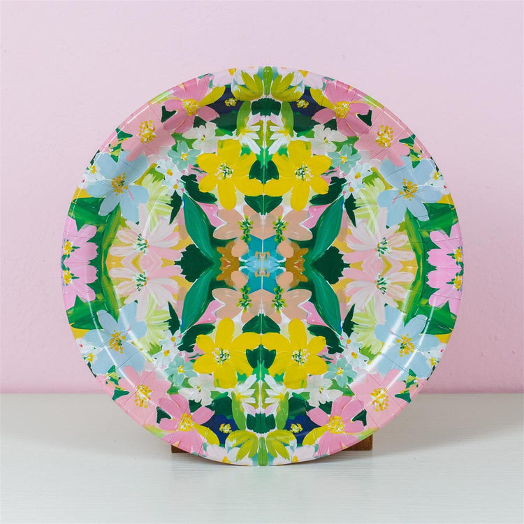 Paper Plates - Garden Party - Ct 8 - 10.25 In