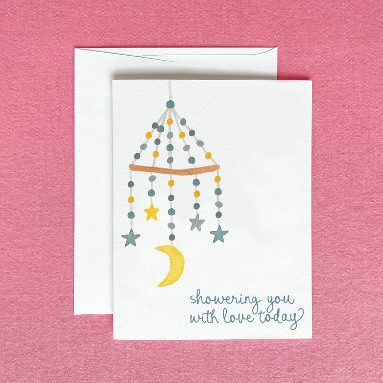 Baby Shower Greeting Card | Showering You With Love Card
