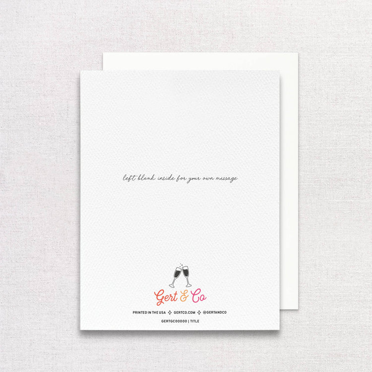 Bright Wildflowers Mother's Day Greeting Card with Gold Foil
