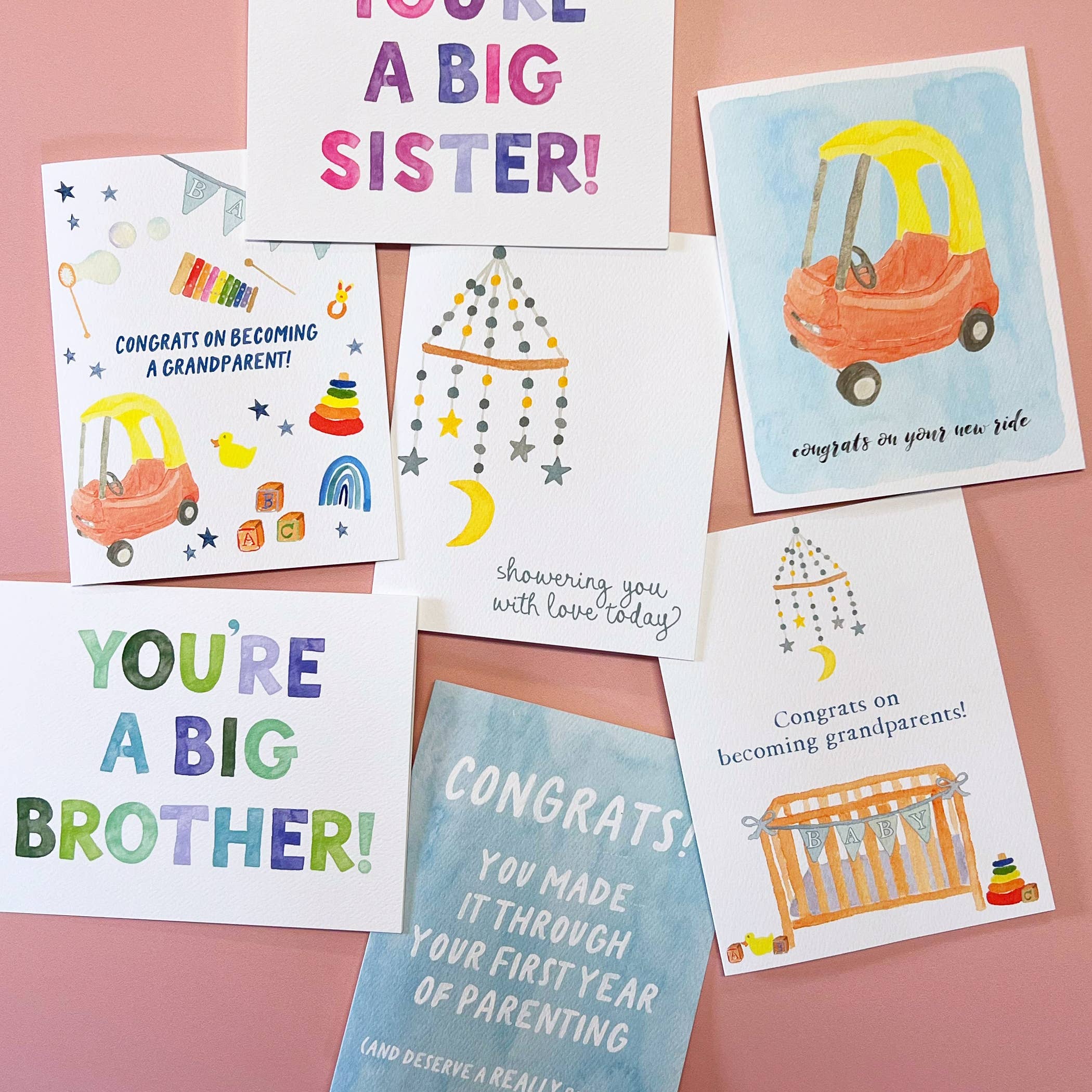 Baby Shower Greeting Card | Showering You With Love Card