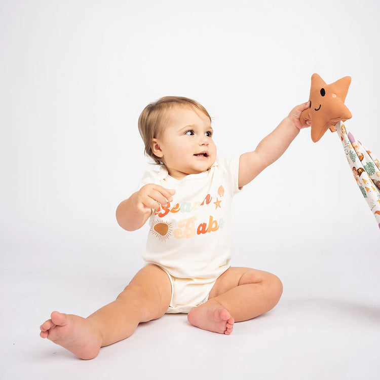 Making Waves Mermaids Starfish Baby Lovey- Beige/Multi/O/S