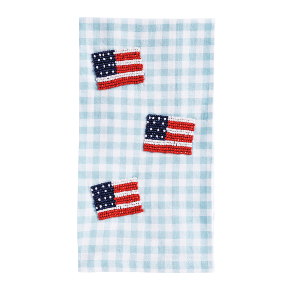Americana Beaded Towels