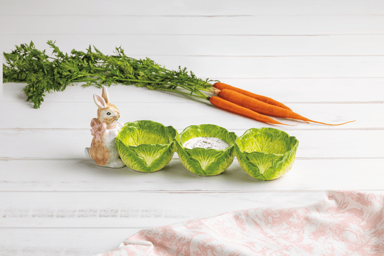 Bunny Cabbage Triple Dish