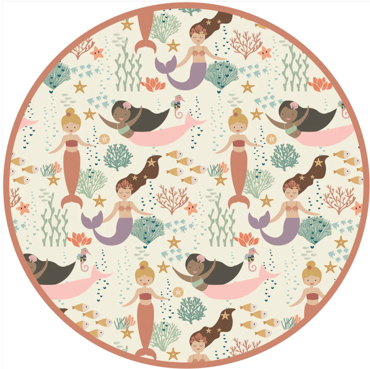 Making Waves Mermaids Starfish Baby Lovey- Beige/Multi/O/S