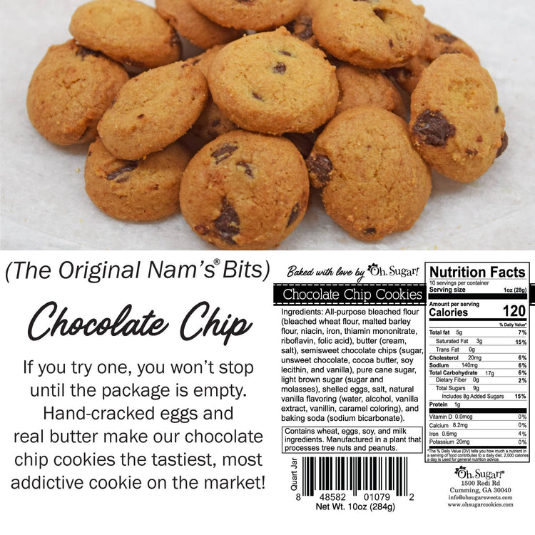 Cookie Jars - Father's Day- Quart: Chocolate Chip